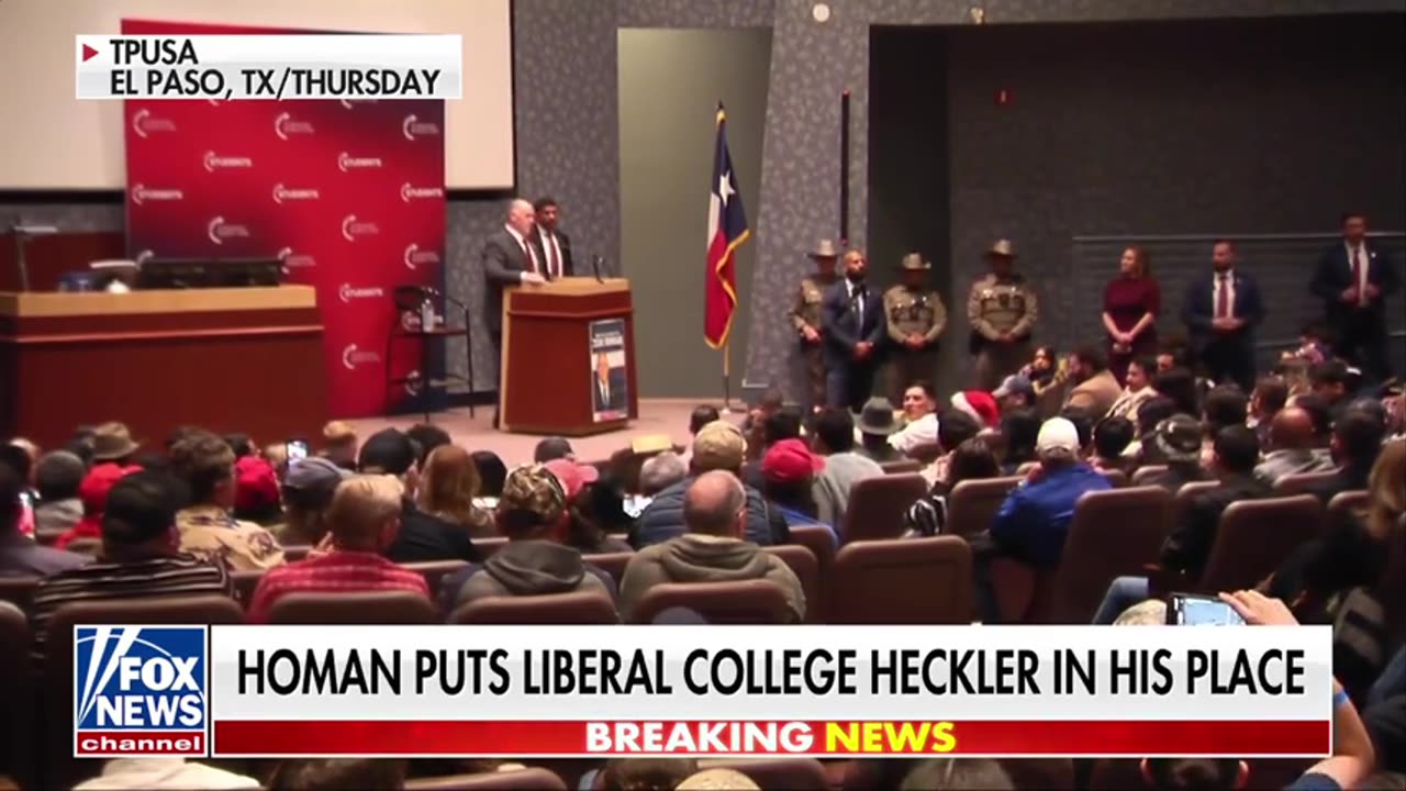 Border Czar Puts Liberal Heckler In His Place