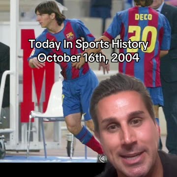THE HISTORIC SPORTS MOMENT OF OCTOBER 16th, 2004