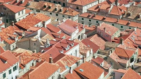 Stunning Drone View of Dubrovnik Old Town | TravelwithSaave