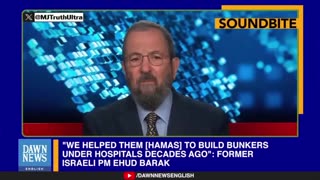 Ehud Barak: "We helped build the tunnels"
