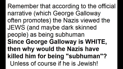 George Galloway finally admits to being Jewish