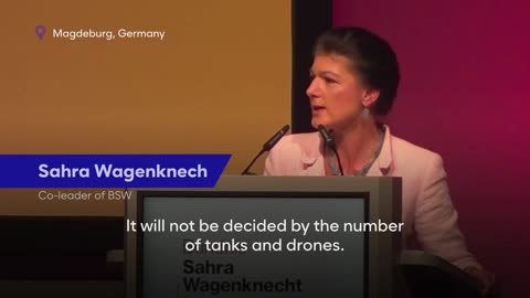 ‘Seriously worried about chancellor’s state of mind’ - Wagenknecht slams Merz over conscription plan
