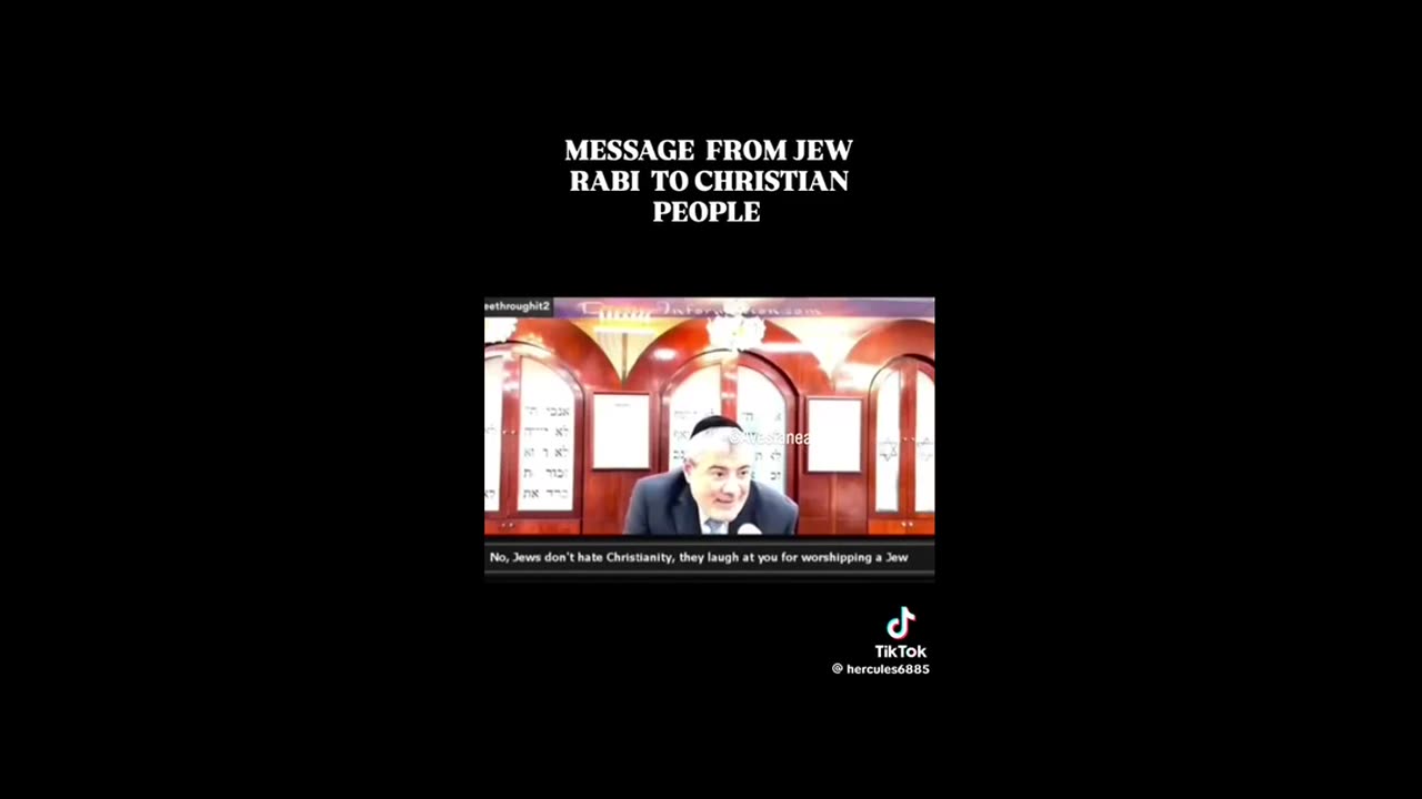 15+ minutes of Jews hating Christians...