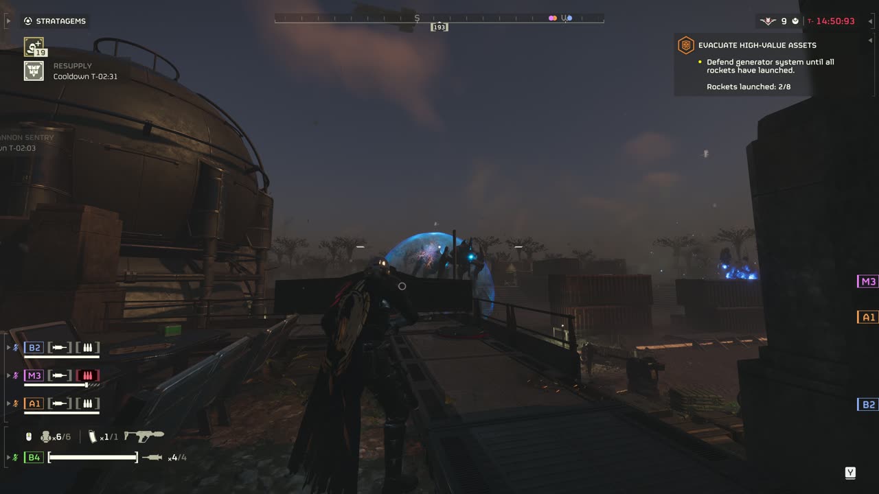 Helldivers 2 Illuminate Defense mission Super Helldive Level 10 with Randoms