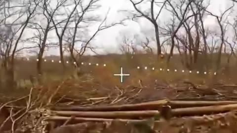 Destruction of the artillery gun