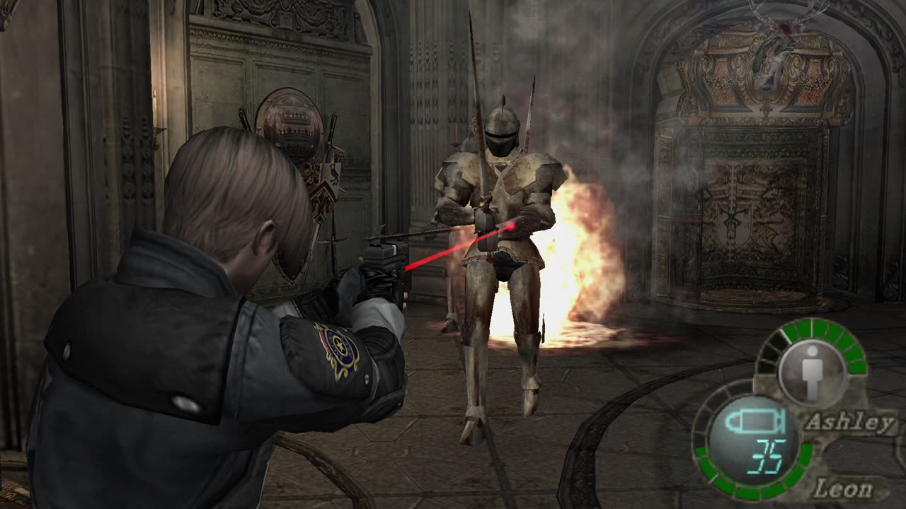 Resident Evil 4 Original - Armadura First Encounter "King's Grail" (Ramon Castle) [1080p 60FPS]
