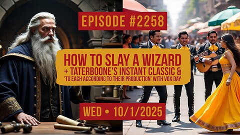 Owen Benjamin | #2258 How To Slay A Wizard + TaterBoone's Instant Classic & To Each According To Their Production' With Vox Day