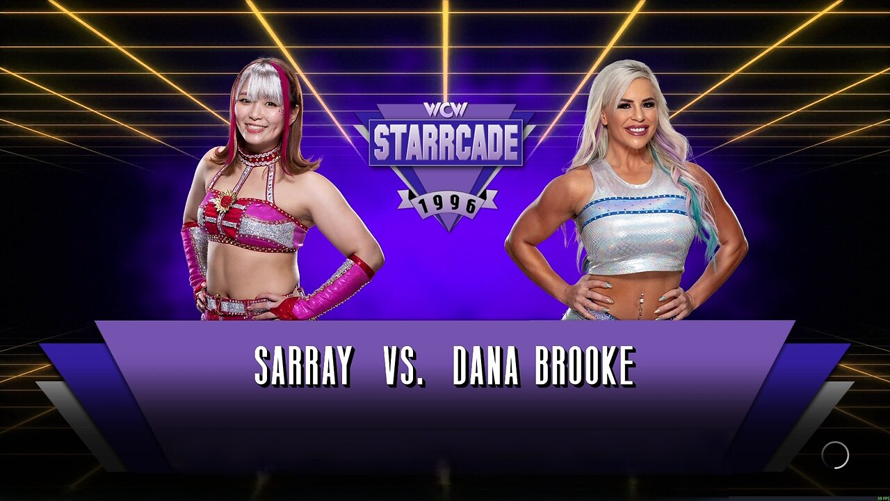 WWE 2k22 Sarray vs Dana Brooke