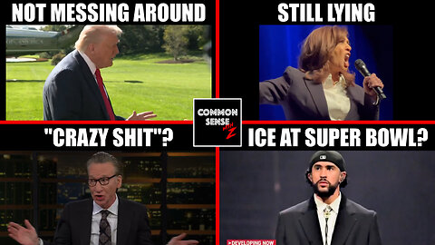 Trump To Fix Chicago, Portland; Kamala Keeps Lying; Maher Slams Friedman; ICE at Super Bowl Outrage