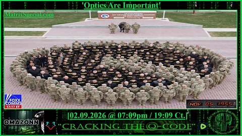 "CRACKING THE Q-CODE" ~ 'Optics Are Important'