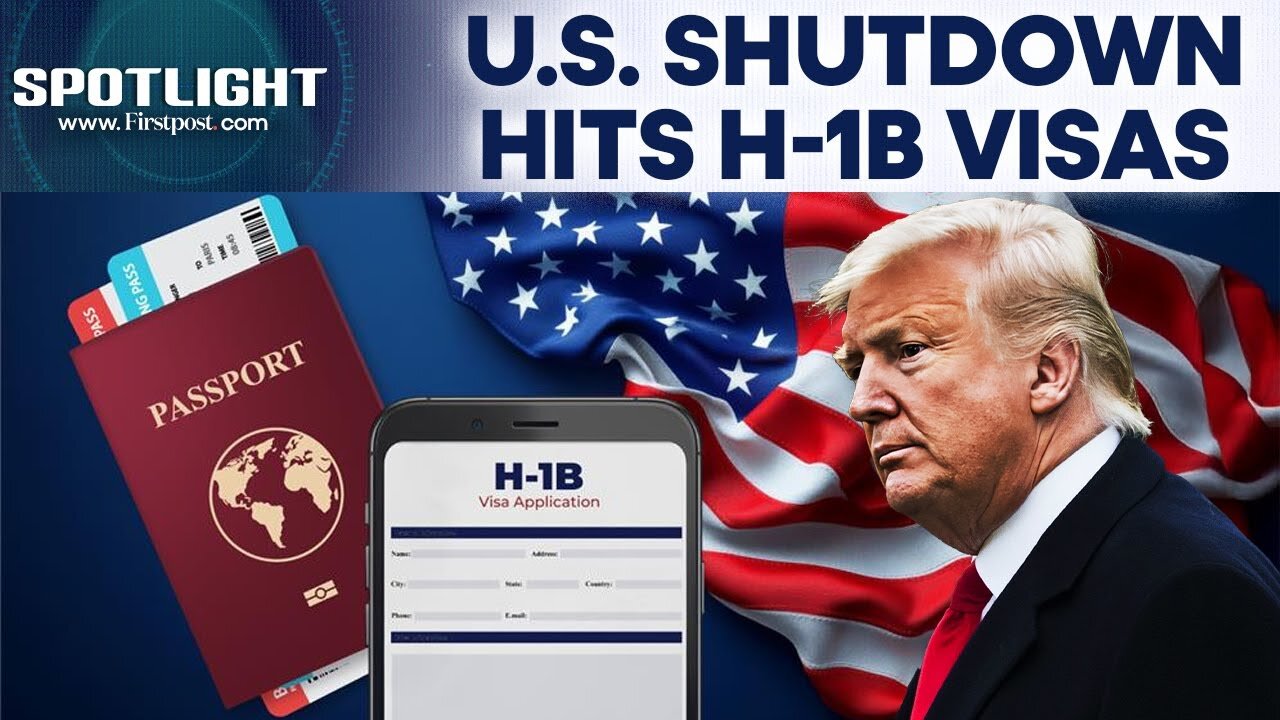 Indians Hit As Trump's US Federal Shutdown Pauses H-1B Visa, Green Card Process | Spotlight | N18G