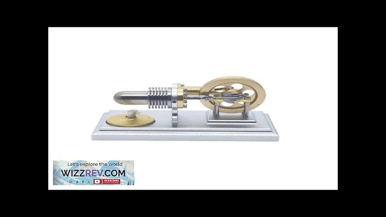 J06C Hot Horizontal Mini Stirling Engine Model Science Discovery Toys Review