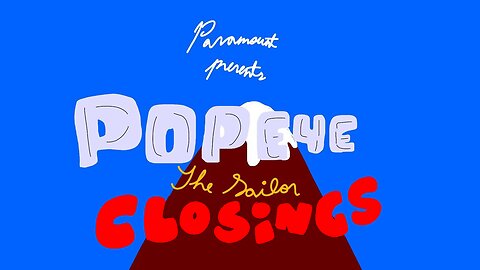 Popeye The Sailor Closings