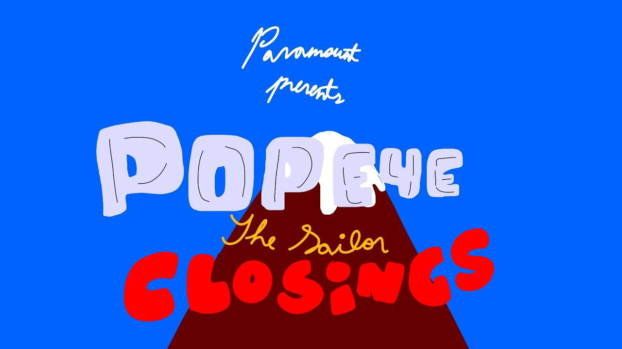 Popeye The Sailor Closings