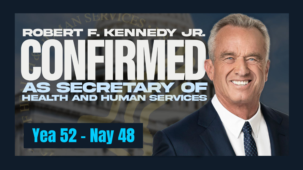 Robert F. Kennedy Jr. Confirmed As Health And Human Services Secretary!