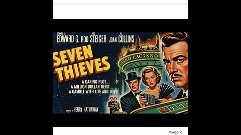 CS #431. Seven Thieves (1960) Edward G Robinson