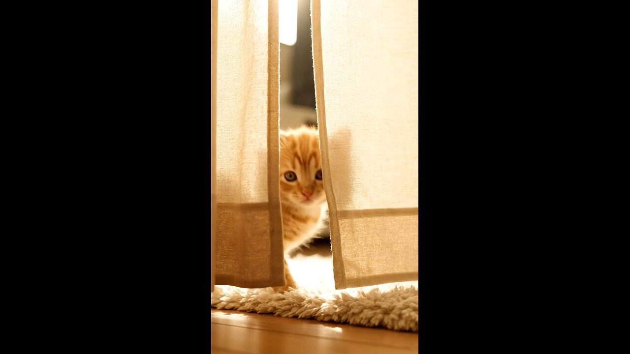 You Can’t See Me… Right? 😹🎀 | Funny Cute Kitten Hide & Peek!
