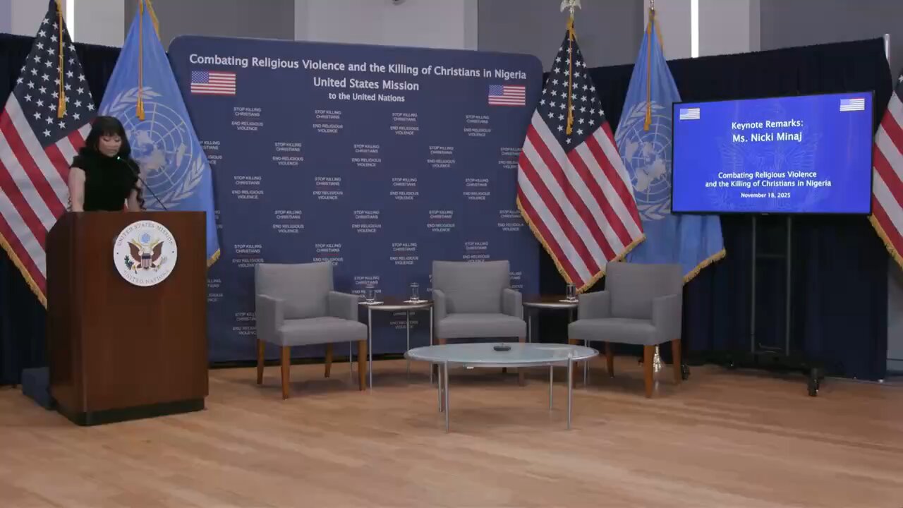 Nicki Minaj: "I would like to thank President Trump for prioritizing this issue