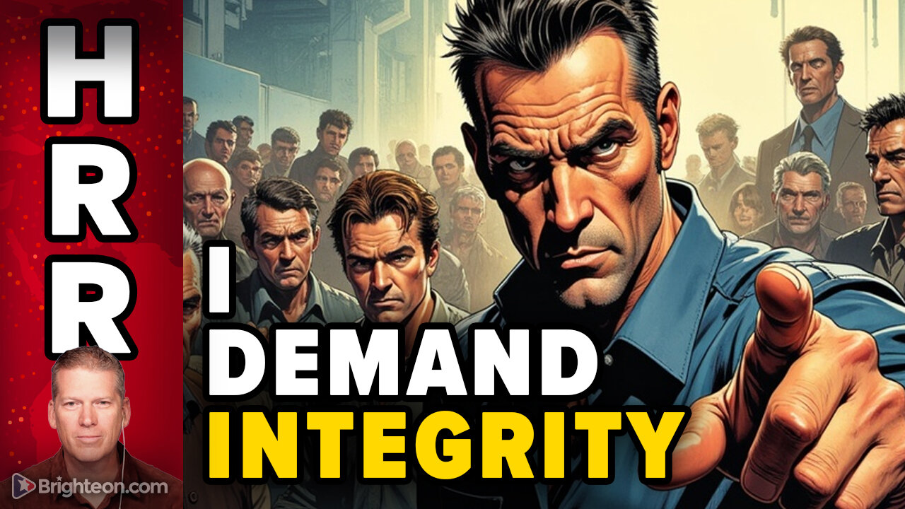 I DEMAND INTEGRITY from others, just as I demand it of myself