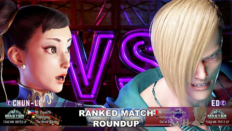 Kuya Kalbo SF6 Ranked Match Roundup. Chun Li Master Rank [Hori Fight Stick]