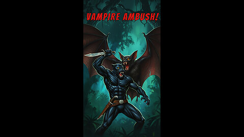 RAW 1950s ACTION: Classic Pulp Hero Ambushed by Winged Devils! (The Black Leopard)