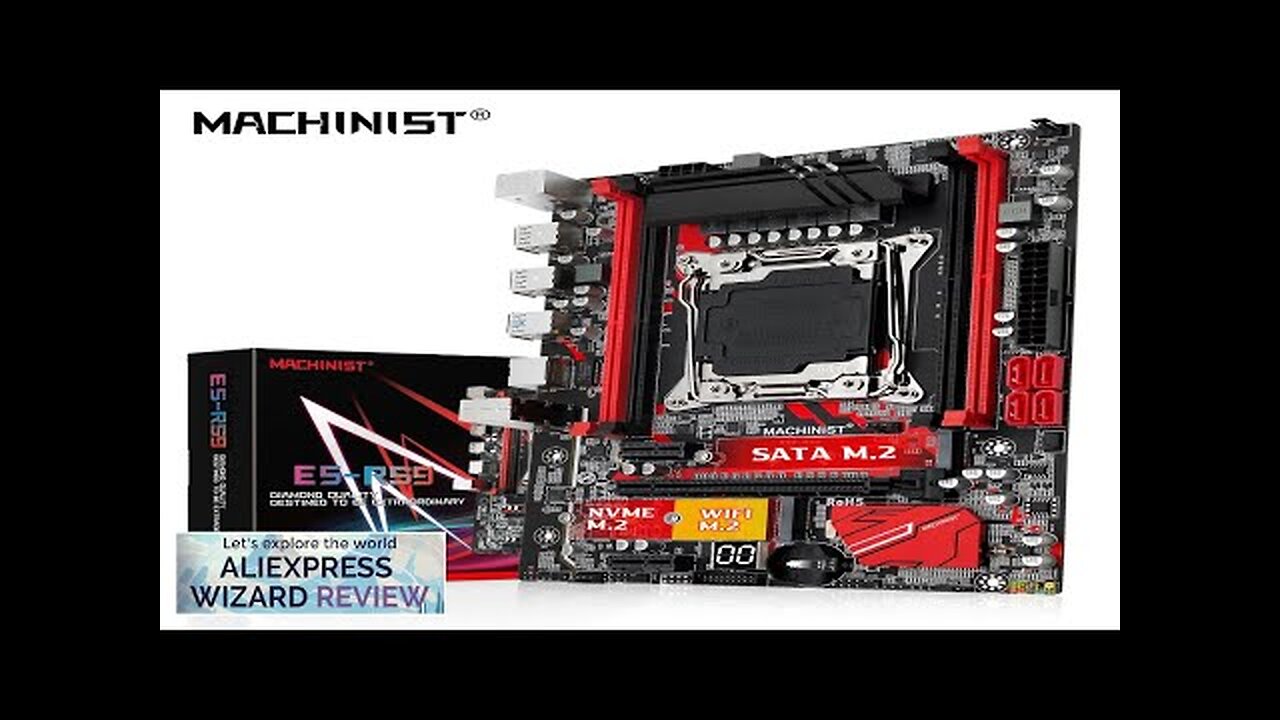 MACHINIST RS9 X99 Motherboard Support Xeon E5 V3 V4 LGA 2011-3 CPU Review