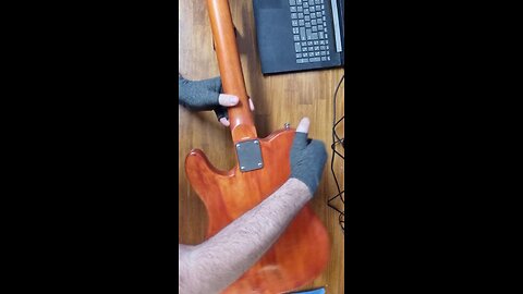 telecaster on the bench