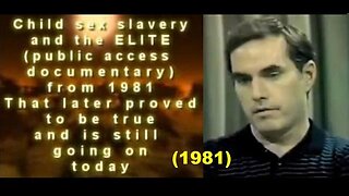 The Pedophile Faggot Elites Child Boys Sex Slaves For Sale Documentary! (1981)
