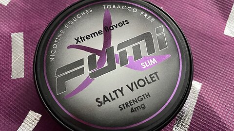 FUMI Salty Violet Nicotine Pouches Review