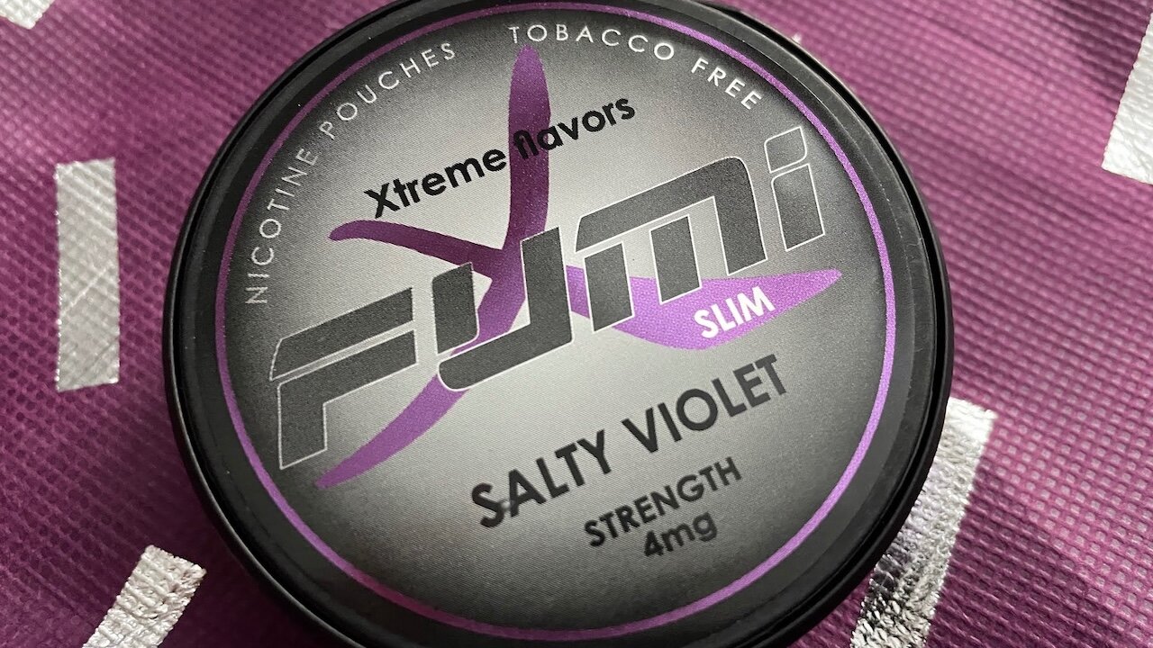 FUMI Salty Violet Nicotine Pouches (Old Review)