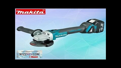 Makita DGA404 18V 125mm Brushless Lithium Electric Angle Grinder Rechargeable Cutting Review