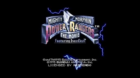Longplay [282] Mighty Morphin Power Rangers - The Movie (2-Players).