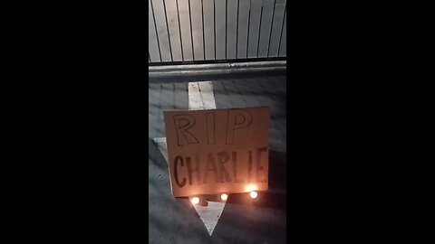 Charlie Kirk vigil 1 Normal Heights, San Diego