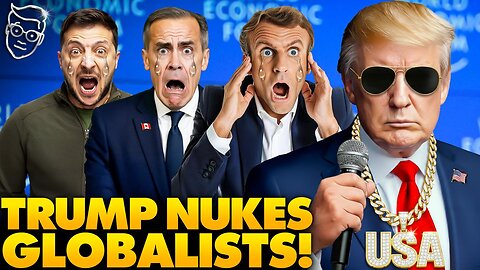 Trump SCORCHES WEF Globalist Elites To Their FACES At Davos, Macron In TEARS | 'Call Me Daddy'...