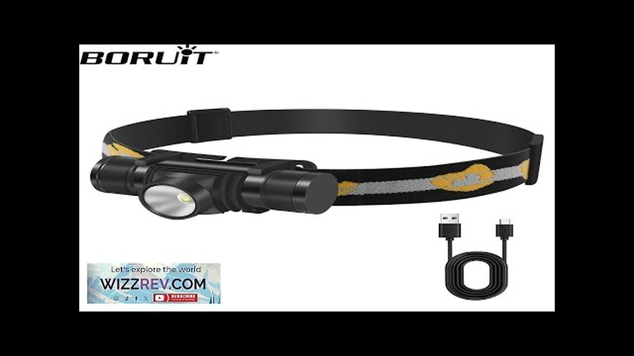 BORUiT D10 L2 LED Headlamp Powerful 3000LM Waterproof Headlight USB ...