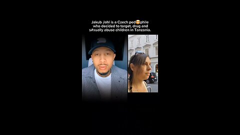 #jakubjahl is a Czech ped🤯phile who decided to target, drug and s*xually abuse children in Tanzania