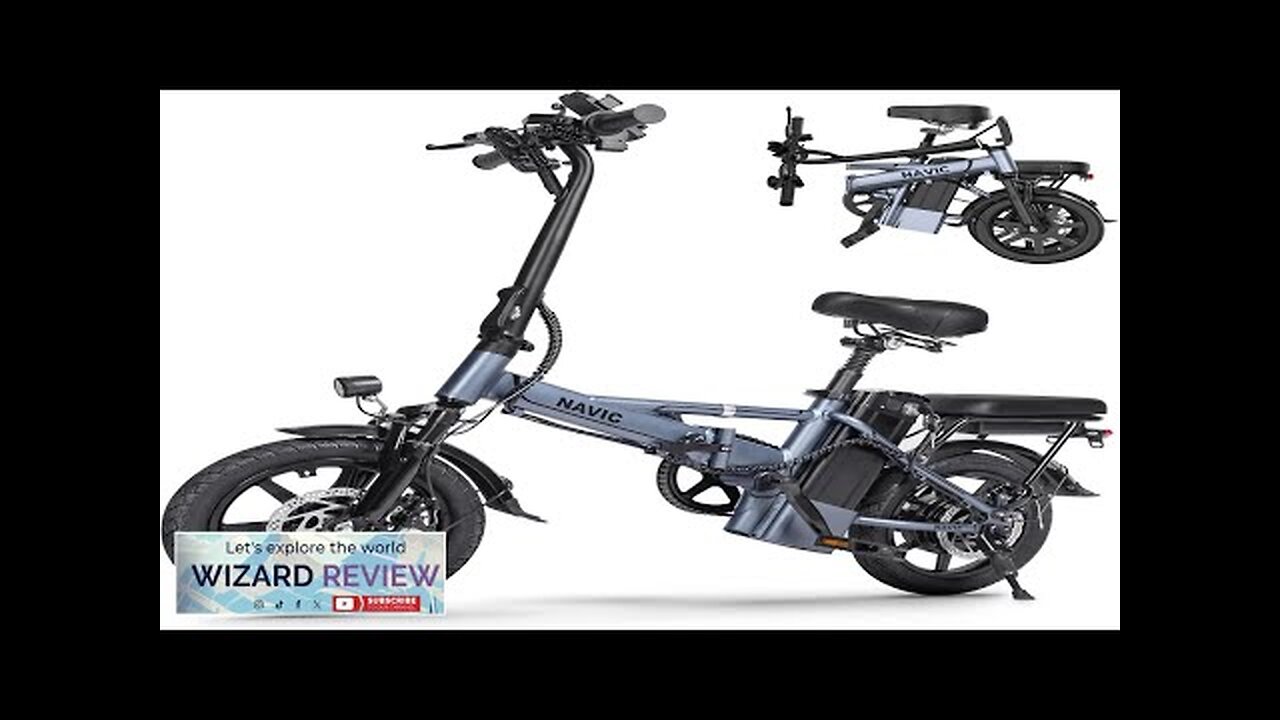 NAVIC Electric Bike for Adults 750W Peak Power Folding Ebike 22Mph Max Review