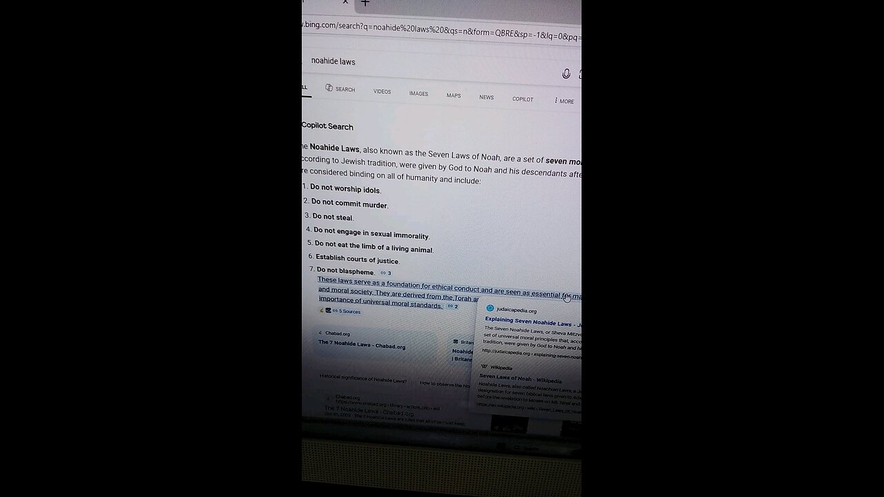 Ye Fools and Blind. Noahide laws Australia.