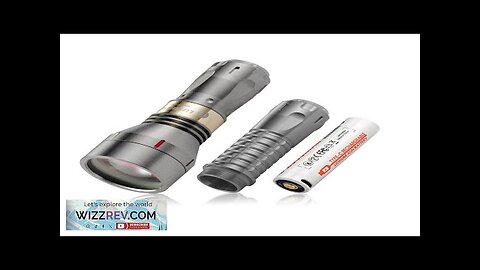 Lumintop ThorII 1700M 350LM Long Range LEP Flashlight High Power Titanium Heavy Review