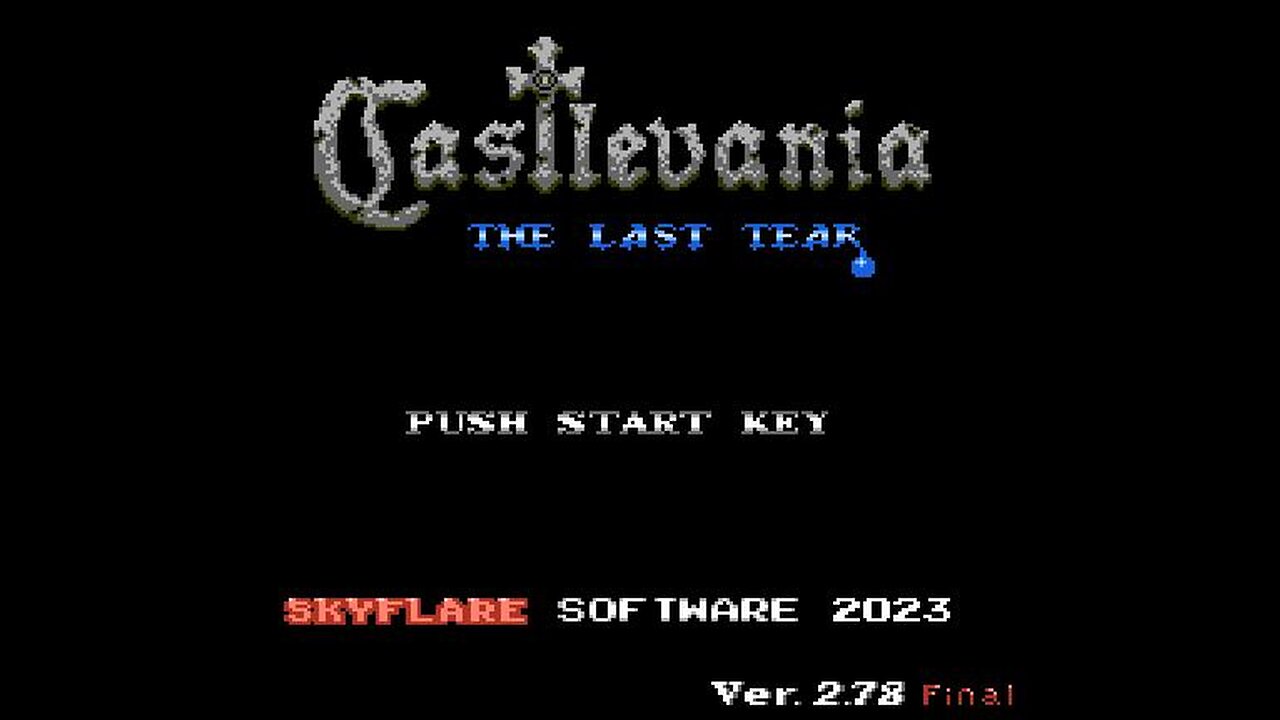 Castlevania - The Last Tear v2.78.5 Final for NES Emulator.