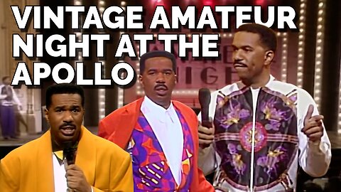 Vintage Apollo Night: Steve Harvey Roasts Contestants Before They Even Sing 😂