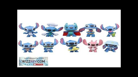 10pcs Anime Figures Stitch Doll Cartoon Stitch Toys Ornaments Micro Landscape Cake Review