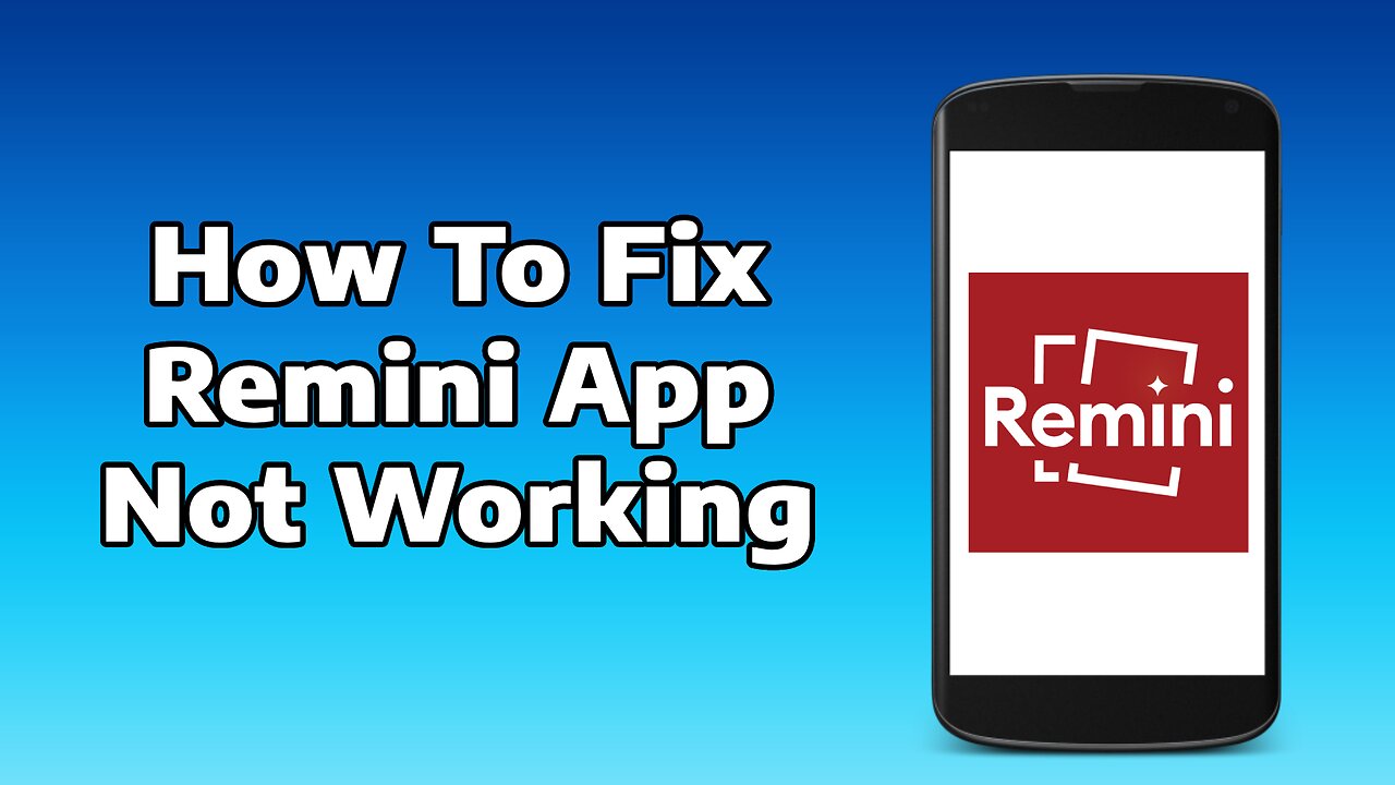 How To Fix Remini App Oops! Something Went Wrong Error