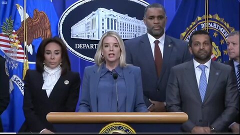 🚨AG Pam Bondi Announces Arrest Of J6 Pipe Bomb Suspect