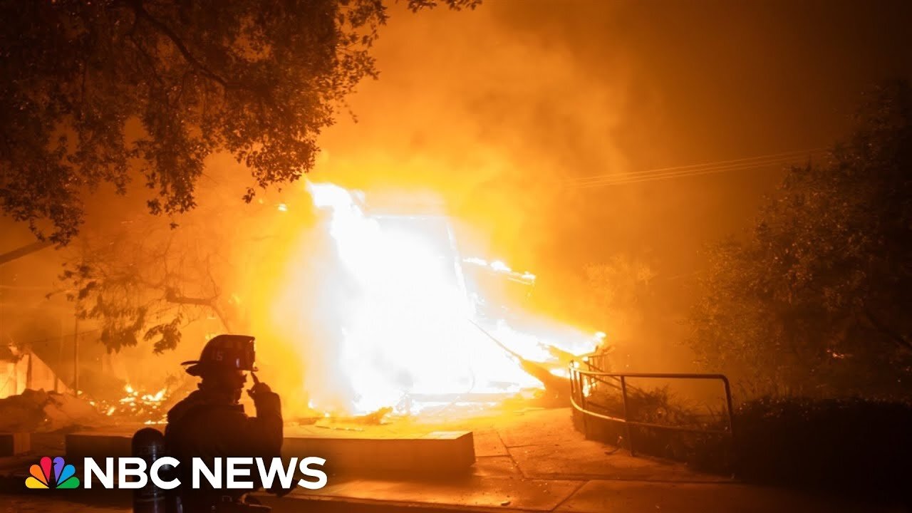 California firefighter: 'Get in your cars and leave the areas'