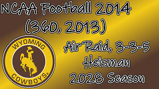 NCAA Football 2014(360, 2013) Longplay - University of Wyoming 2028 Season (No Commentary)