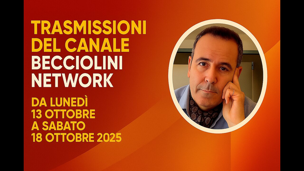 Palinsesto BECCIOLINI NETWORK | DAL 13 OTTOBRE AL 18 OTTOBRE 2025