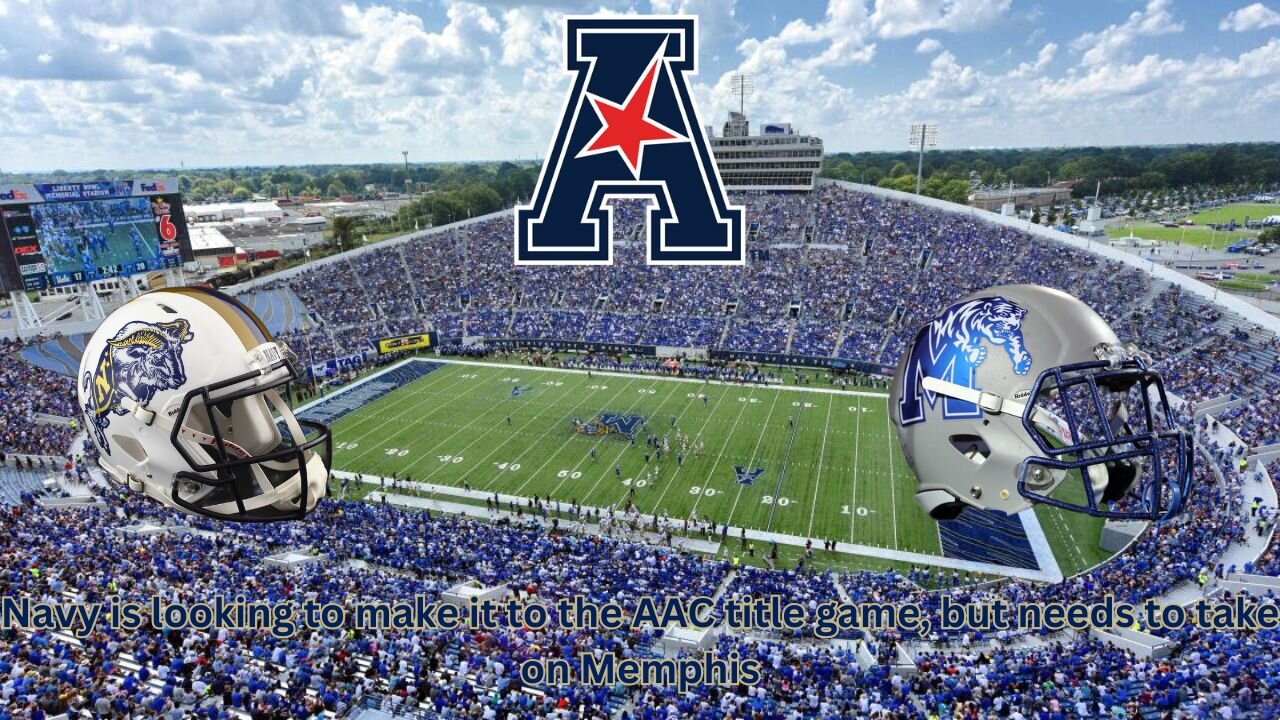 Navy has to head to the Liberty Bowl to face Memphis Thursday to get to the AAC title game