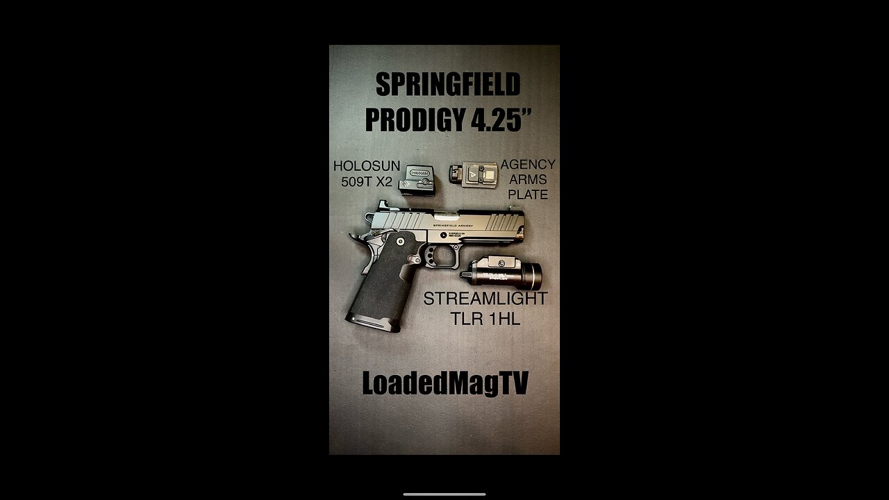 SPRINGFIELD PRODIGY | HOLOSUN 509T | STREAMLIGHT TLR 1HL