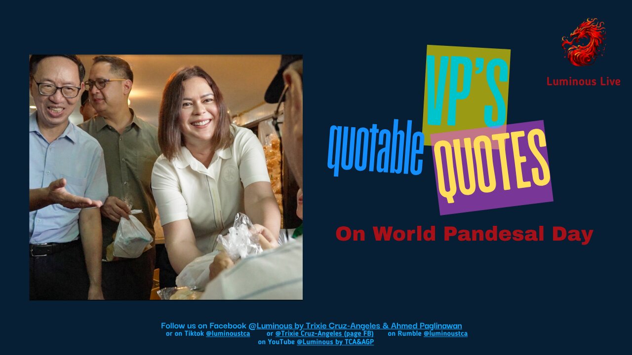 VP at World Pandesal Day